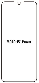 Hydrogel  Ochranná fólia Motorola Moto E7i Power, E7 Power - predná matná