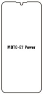 Hydrogel  Ochranná fólia Motorola Moto E7i Power, E7 Power - predná matná - cena, porovnanie