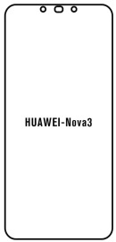 Hydrogel  Ochranná fólia Huawei Nova 3 - predná matná