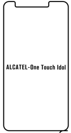 Hydrogel  Ochranná fólia Alcatel OT-6030D One Touch Idol - predná lesklá