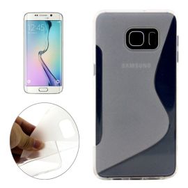 König Design Puzdro OTB TPU kompatibilné s telefónom Samsung Galaxy S6 Edge+ SM-G928F S-Curve transparentné