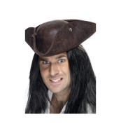 Smiffys Pirátsky klobúk starožitný - hnedý - cena, porovnanie