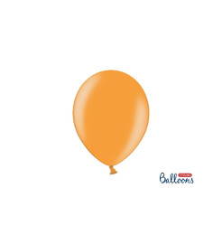 Party Deco Metalický balónik - oranžový