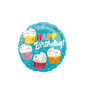 Amscan Narodeninový fóliový balónik - cupcakes - cena, porovnanie