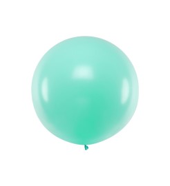 Party Deco Pastelový mätový mega balón