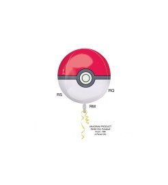 Amscan Balónik Pokéball - guľa