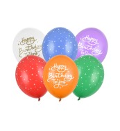 Party Deco Mix balónikov s nápisom Happy Birthday - cena, porovnanie