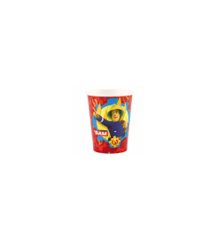 Amscan 8 pohárov Fireman Sam 2017 Papier 250 ml