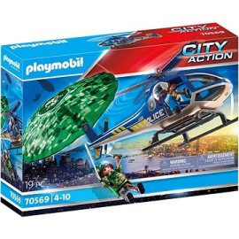 Playmobil 70569 Policajný vrtuľník: Prenasledovanie padáka