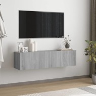 vidaXL TV nástenná skrinka sivá sonoma 120x30x30 cm spracované drevo - cena, porovnanie
