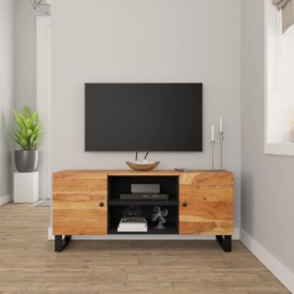 vidaXL TV skrinka 105x33x46 cm akáciový masív