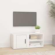 vidaXL TV skrinka biela 80x31,5x36 cm spracované drevo - cena, porovnanie