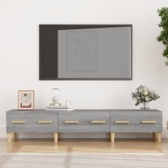 vidaXL TV skrinka sivý dub sonoma 150x34,5x30 cm spracované drevo - cena, porovnanie