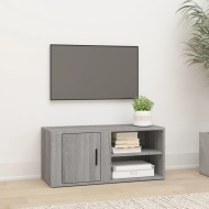 vidaXL TV skrinka sivý dub sonoma 80x31,5x36 cm spracované drevo - cena, porovnanie