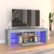 vidaXL TV skrinka s LED svetlami sivý dub sonoma 120x35x40 cm - cena, porovnanie