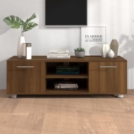 vidaXL TV stolík hnedý dub 110x40x35 cm spracované drevo - cena, porovnanie