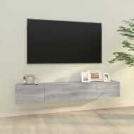 vidaXL Nástenné TV stolíky 2ks dub sonoma 100x30x30cm spracované drevo - cena, porovnanie