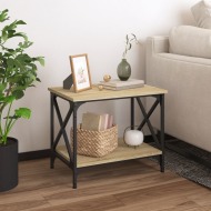 vidaXL Bočný stolík dub sonoma 55x38x45 cm spracované drevo - cena, porovnanie