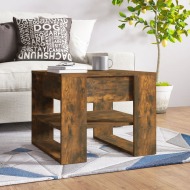 vidaXL Konferenčný stolík dymový dub 55,5x55x45 cm spracované drevo - cena, porovnanie