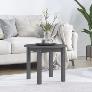 vidaXL Konferenčný stolík sivý Ø 55x45 cm borovicový masív - cena, porovnanie