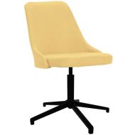 Shumee  Otočná jedálenská stolička žltá textil, 330898 - cena, porovnanie