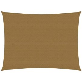 Shumee  Stínící plachta 160 g/m2 taupe 3,5 x 4,5 m HDPE (311406)