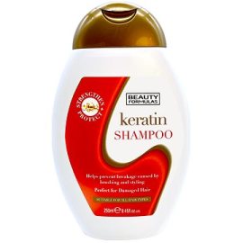 Beauty Formulas Šampón s keratínom na poškodené vlasy 250ml