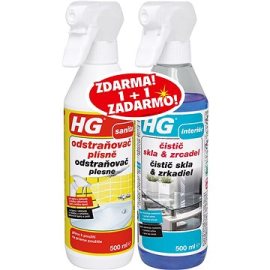 HG Odstraňovač plesne + skla a zrkadla 2x500ml