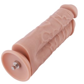 Hismith HSA28 Two Cocks One Hole Silicone Dildo 8.5"