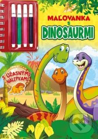 Maľovanka s dinosaurmi