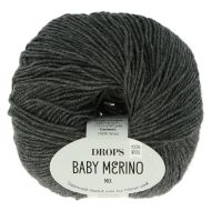 Noezon Drops Baby Merino tmavá sivá 20 50 g 175 m - cena, porovnanie