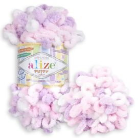 Alizé Priadza Puffy Color 6051 ružovo fialová 100 g 9 m