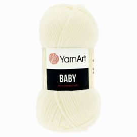 YarnArt Priadza  Baby krémová 502, 50 g, 150 m