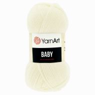 YarnArt Priadza  Baby krémová 502, 50 g, 150 m - cena, porovnanie