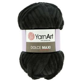 YarnArt Dolce Maxi 742 čierna 200 g 70 m