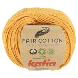 Katia Fair Cotton 37 horčicová žltá 50 g 155 m