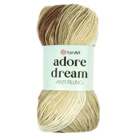 YarnArt Adore Dream 1068 béžovo hnedo olivová 100g 280m