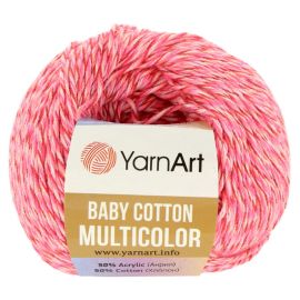 YarnArt Baby Cotton Multicolor 5214 ružová 50g 165m