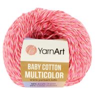 YarnArt Baby Cotton Multicolor 5214 ružová 50g 165m - cena, porovnanie