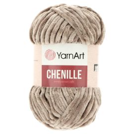 YarnArt Chenille 554 tmavo hnedá 100g 90m