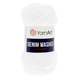 YarnArt Denim Washed 900 biela 50g 130m