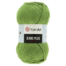 YarnArt Jeans Plus pistáciová zelená 69, 100 g, 160 m