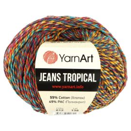 YarnArt Jeans Tropical dúhová 50 g, 160 m 612