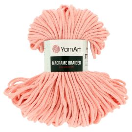 YarnArt Macrame Braided 767 lososový 5 mm 250 g 67 m