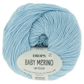 Drops Baby Merino bledo modrá 50 g, 175 m