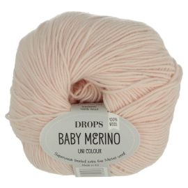 Drops Baby Merino bledo ružová 50 g, 175 m