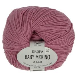 Drops Baby Merino tmavá ružová 50 g, 175 m