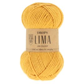 Drops Lima Uni Colour 2923 žltá 50g 100m