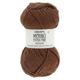 Drops Merino Extra Fine 49 čokoládová hnedá 50g 105m