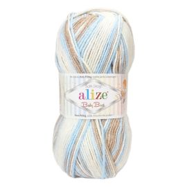 Alizé Baby Best Batik 6657 modro hnedá 100 g, 240 m